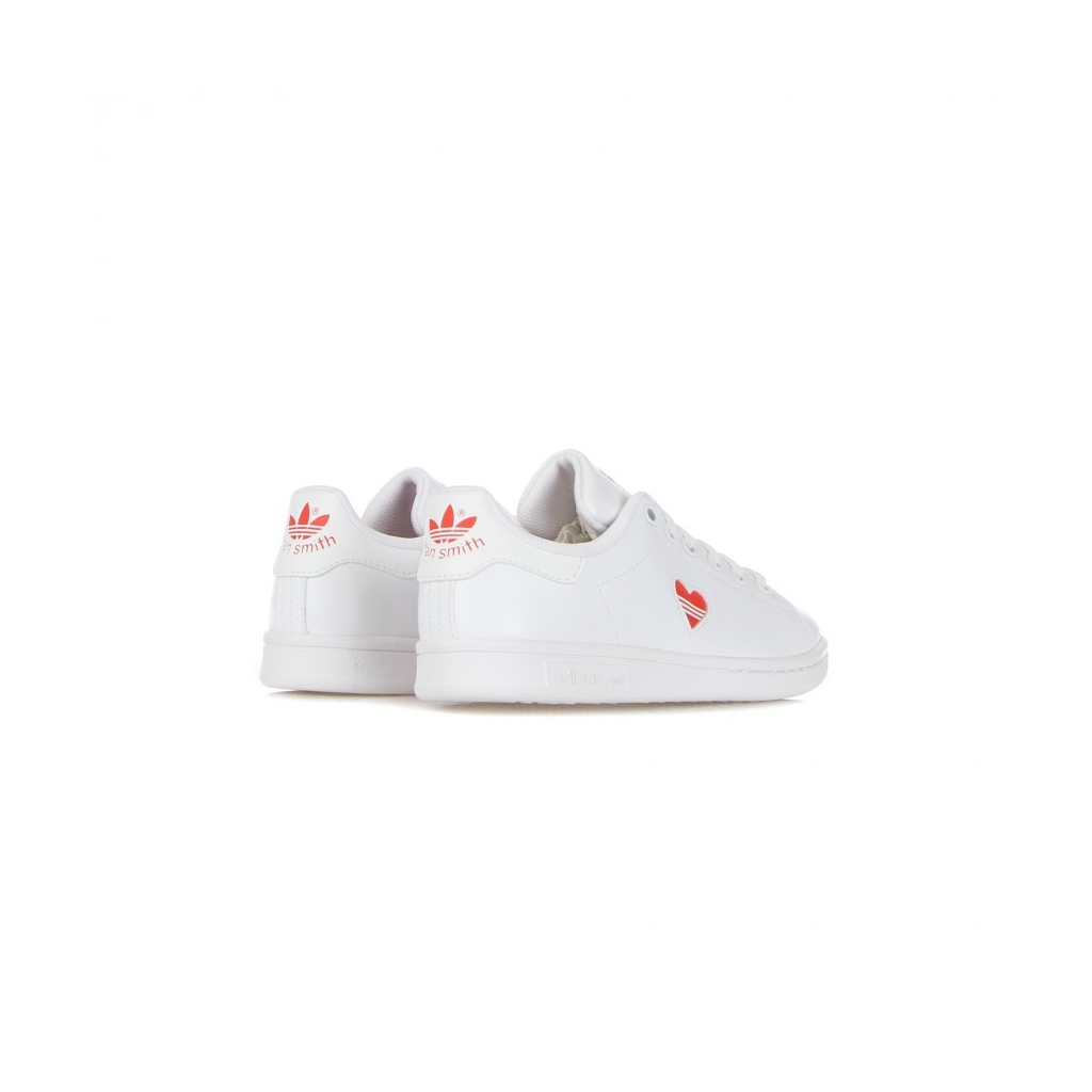 SCARPA BASSA BAMBINO STAN SMITH J CLOUD WHITE/VIVID RED/CLOUD WHITE