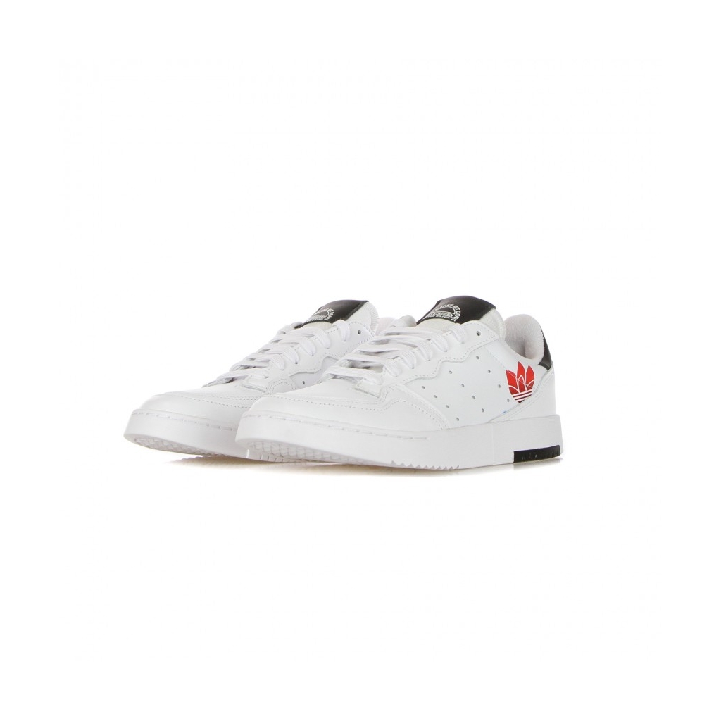 SCARPA BASSA UOMO SUPERCOURT CLOUD WHITE/SCARLET/CORE BLACK