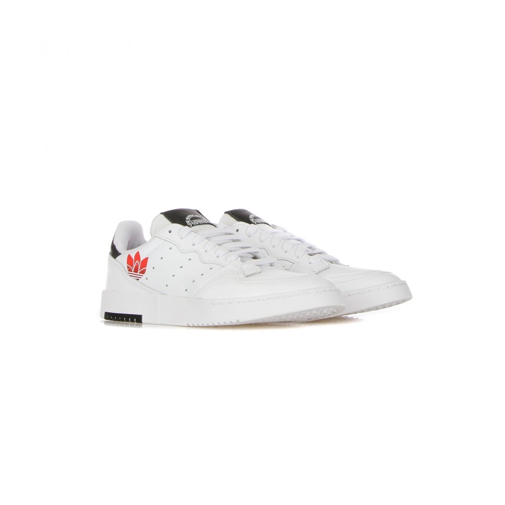 SCARPA BASSA UOMO SUPERCOURT CLOUD WHITE/SCARLET/CORE BLACK