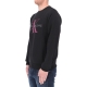 Felpa Calvin Klein Jeans Uomo Monogram Reg Crew Neck 0GO BLACK CLOVE