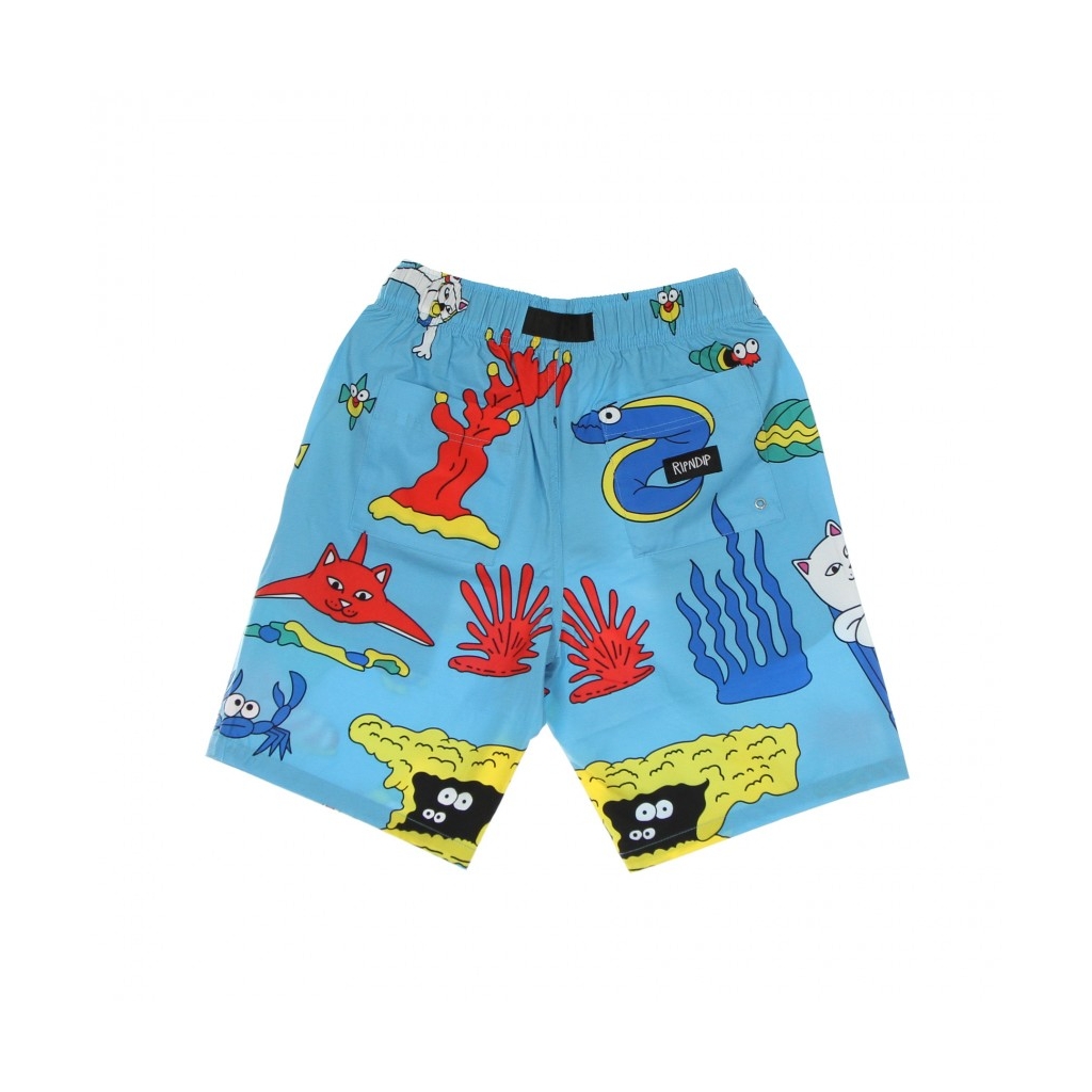 PANTALONCINO UOMO UNDER THE SEA SWIM SHORTS BLUE