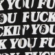 FELPA CAPPUCCIO UOMO FUCK YOU HOODIE BLACK