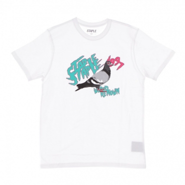 MAGLIETTA UOMO REBEL PIGEON TEE WHITE