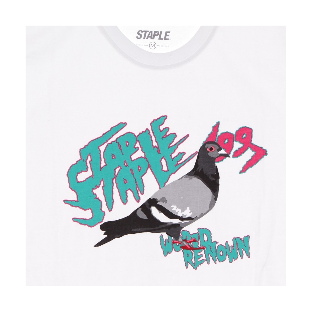 MAGLIETTA UOMO REBEL PIGEON TEE WHITE