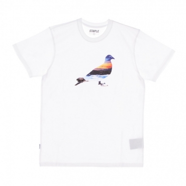 MAGLIETTA UOMO SUNSET PIGEON TEE WHITE