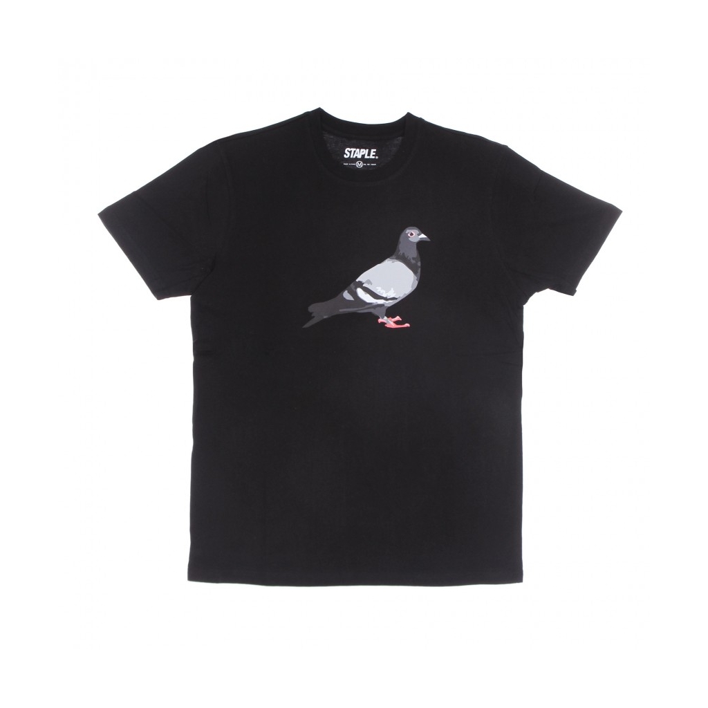 MAGLIETTA UOMO PIGEON LOGO TEE BLACK