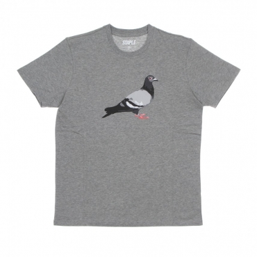 MAGLIETTA UOMO PIGEON LOGO TEE HEATHER GREY