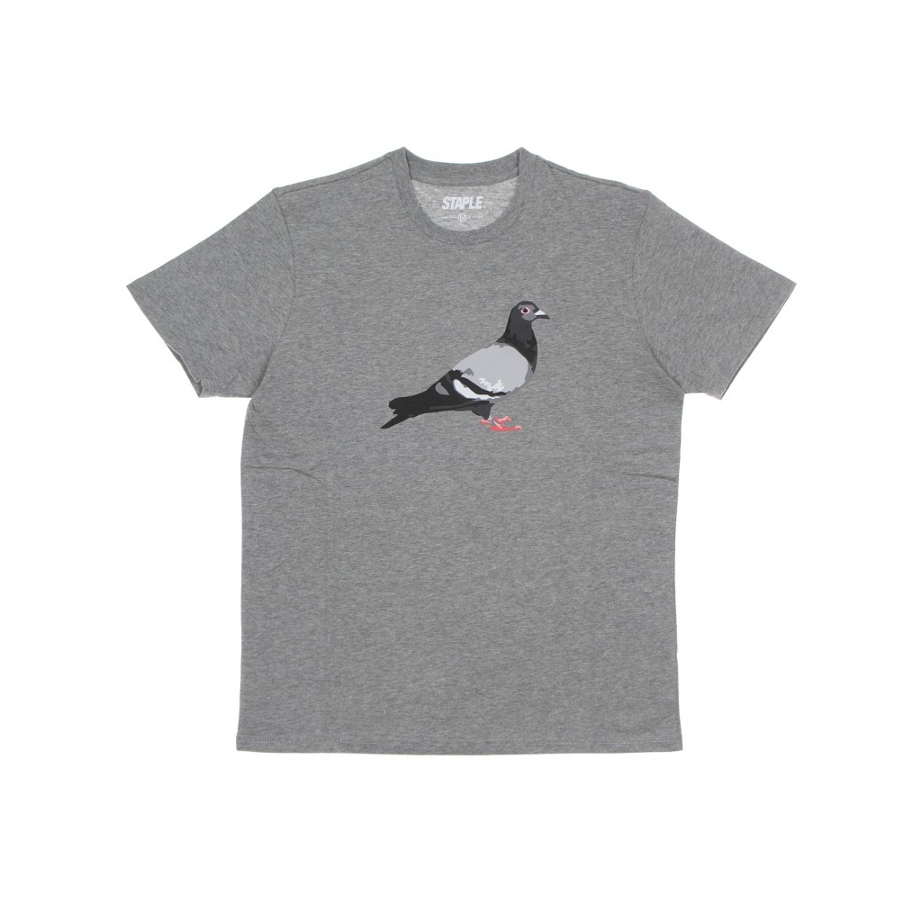 MAGLIETTA UOMO PIGEON LOGO TEE HEATHER GREY