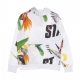 FELPA CAPPUCCIO UOMO PARADISE AOP HOODIE WHITE