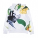 FELPA CAPPUCCIO UOMO PARADISE AOP HOODIE WHITE