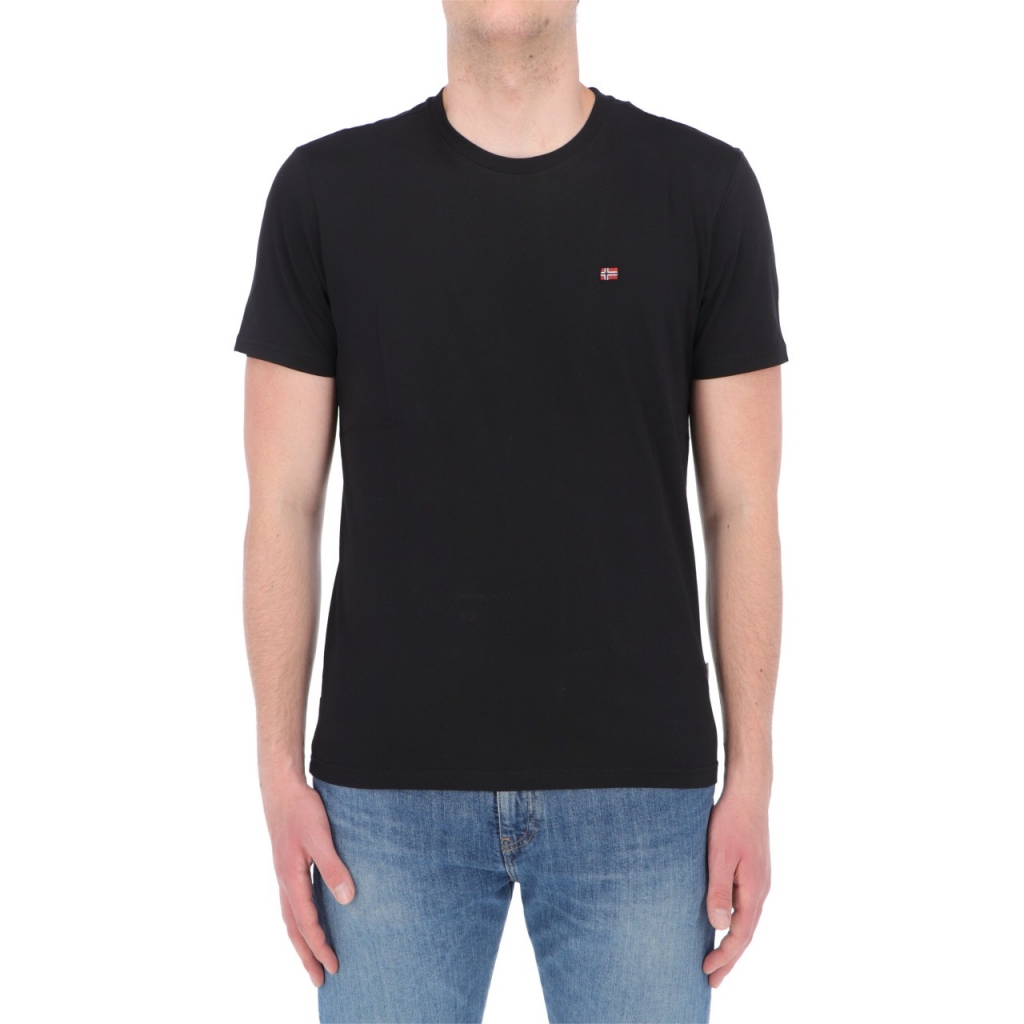 T-shirt Napapijri Uomo Classic Logo 041 BLACK