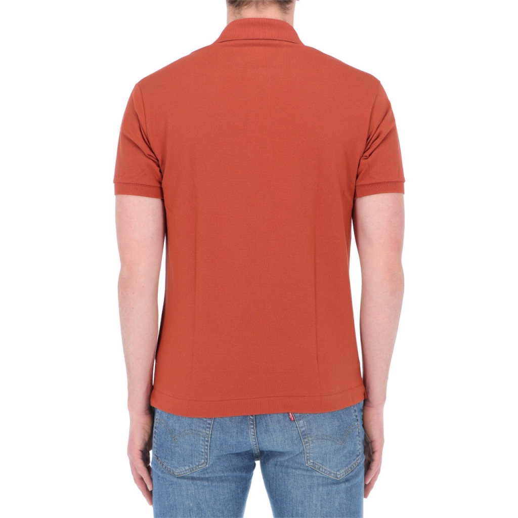 Polo Lacoste Uomo Classic L1212 Mezza Manica QL2 MARRON