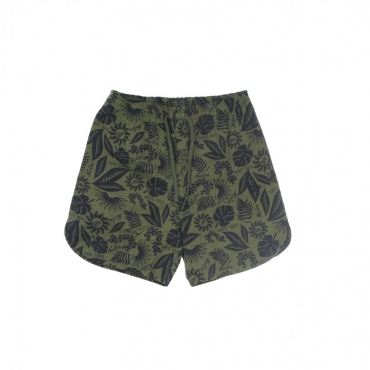 PANTALONE CORTO UOMO NE FLORAL ALL OVER PRINT SHORT NEW OLIVE/NAVY