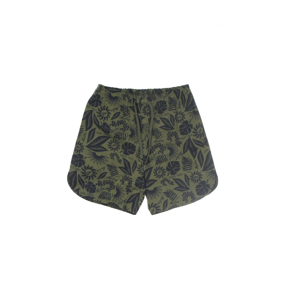 PANTALONE CORTO UOMO NE FLORAL ALL OVER PRINT SHORT NEW OLIVE/NAVY