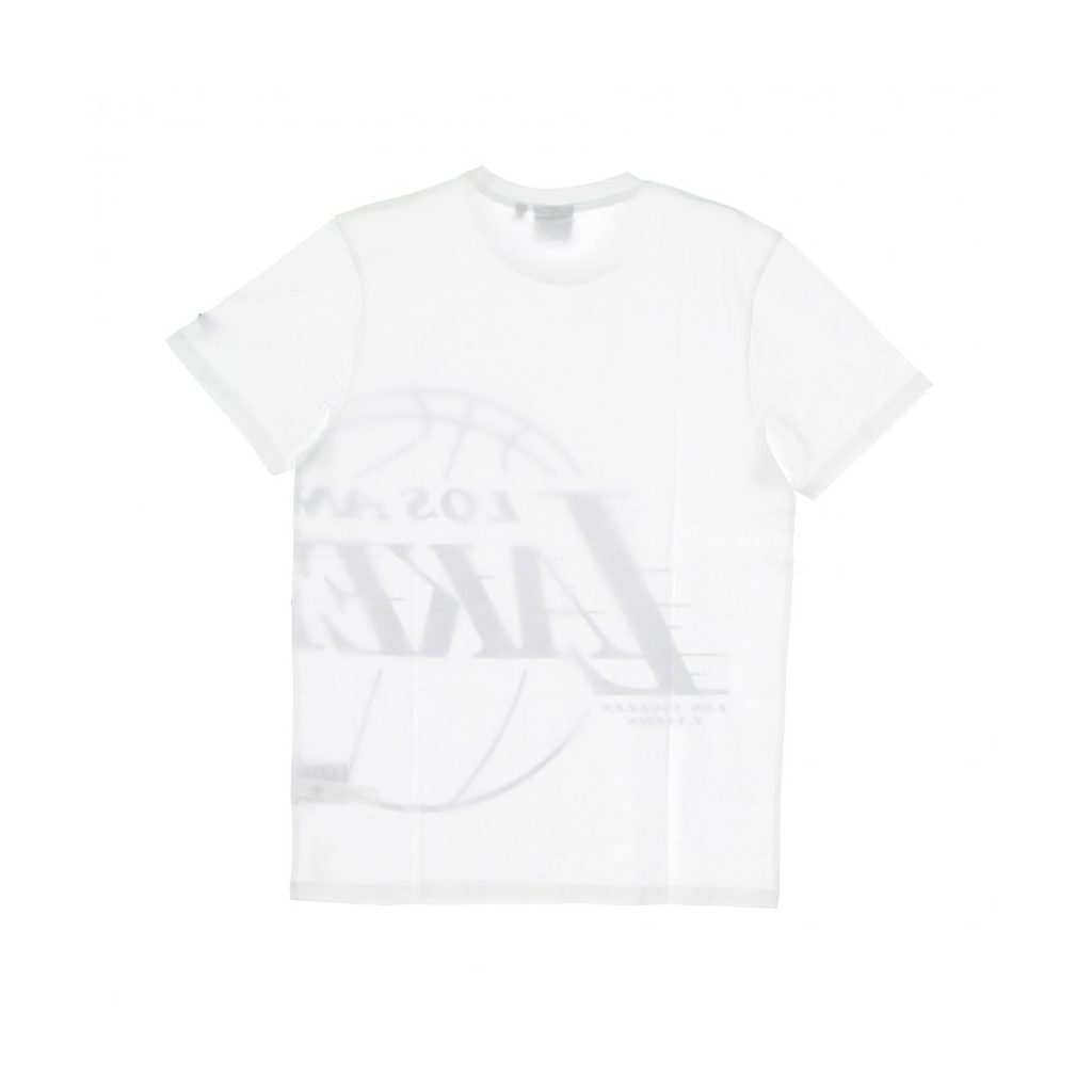 MAGLIETTA UOMO NBA OIL SLICK INFILL LOGO TEE LOSLAK WHITE