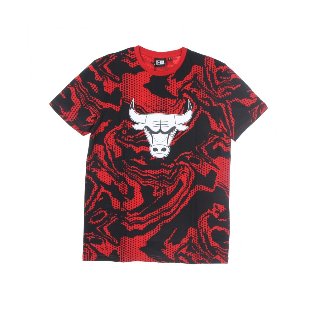 Chicago Bulls New Era Oil Slick Print T-Shirt