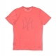 MAGLIETTA UOMO MLB SEASONAL TEAM LOGO TEE NEYYAN PINK/NAVY