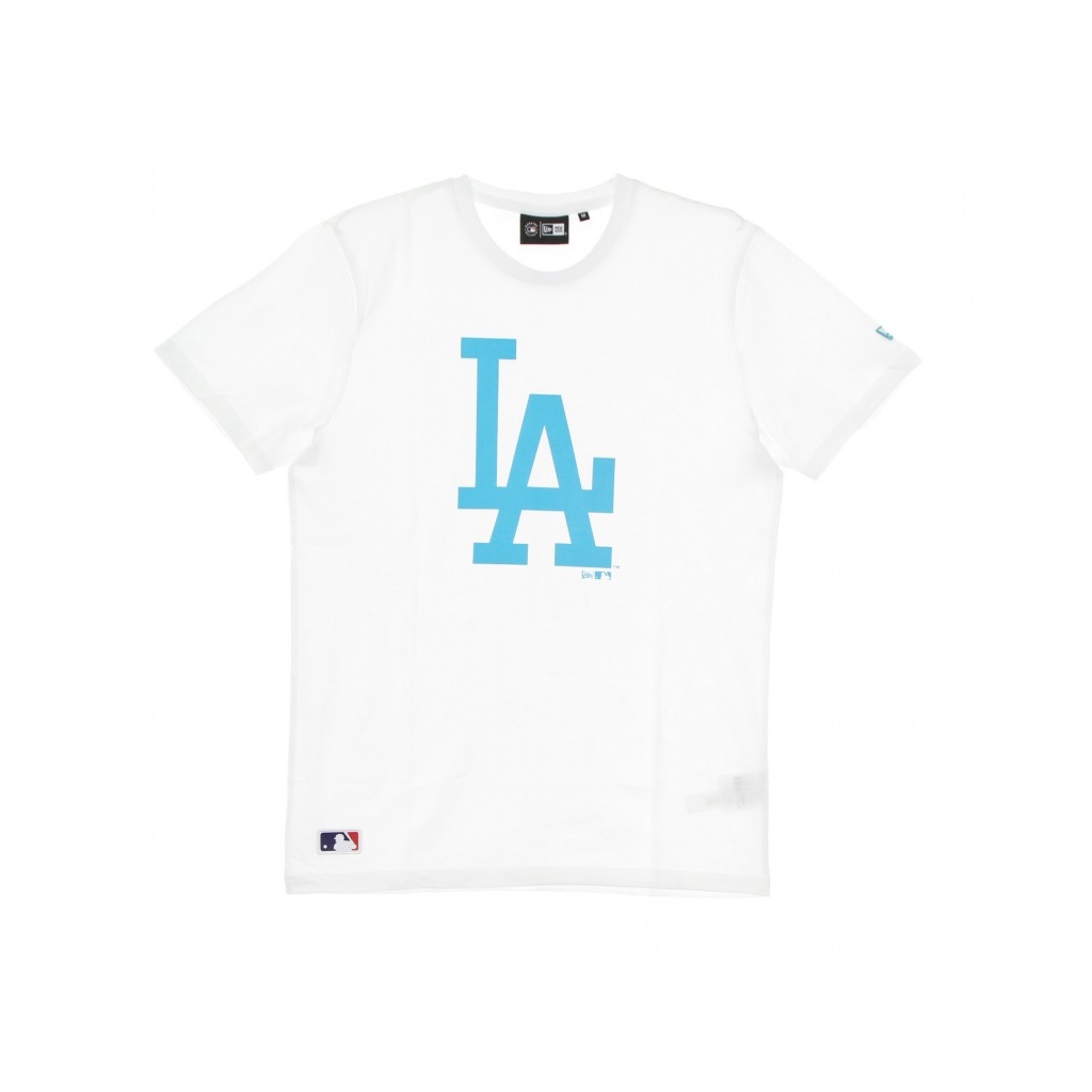 MAGLIETTA UOMO MLB SEASONAL TEAM LOGO TEE LOSDOD WHITE/AQUA