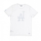 MAGLIETTA UOMO MLB SEASONAL TEAM LOGO TEE LOSDOD WHITE/AQUA