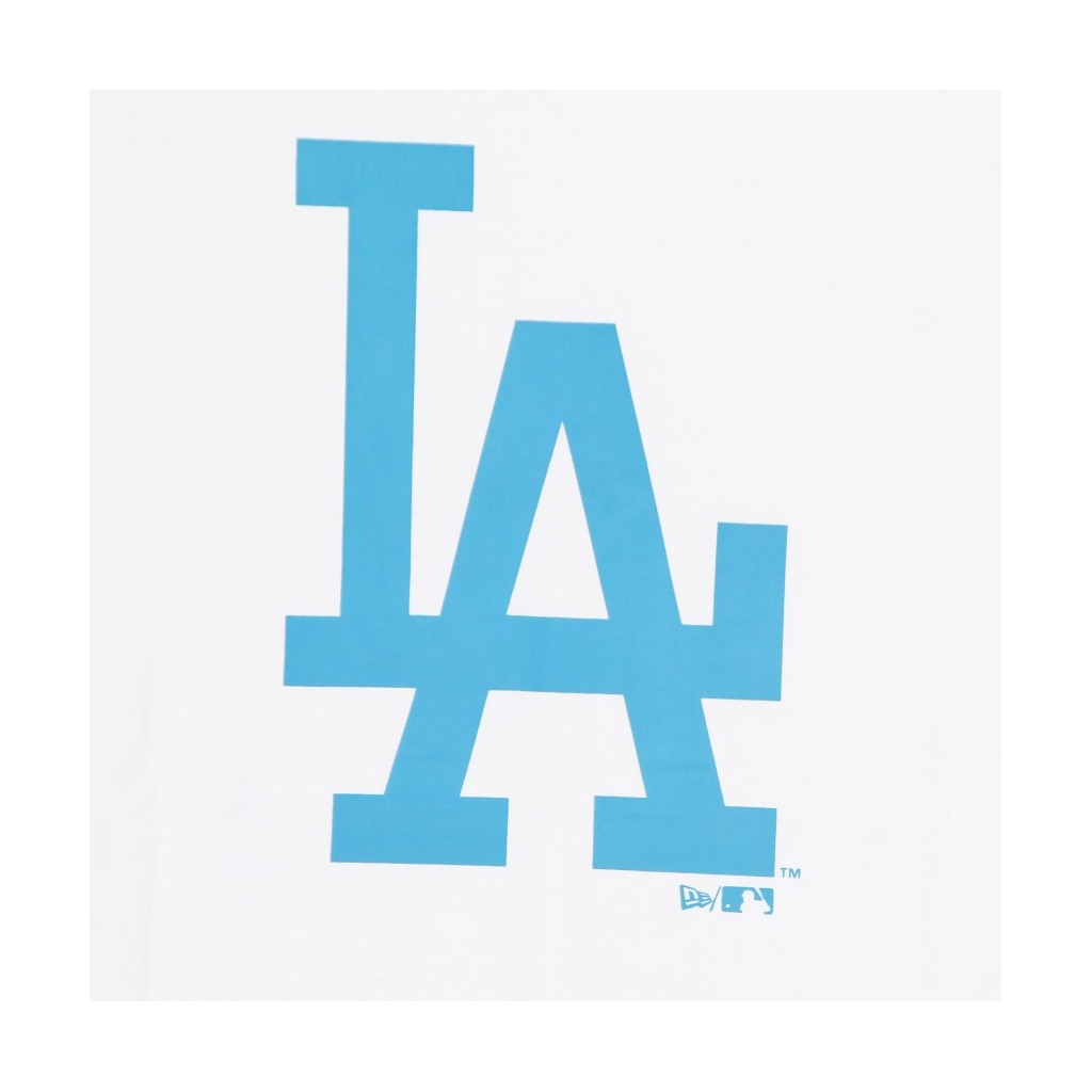 MAGLIETTA UOMO MLB SEASONAL TEAM LOGO TEE LOSDOD WHITE/AQUA