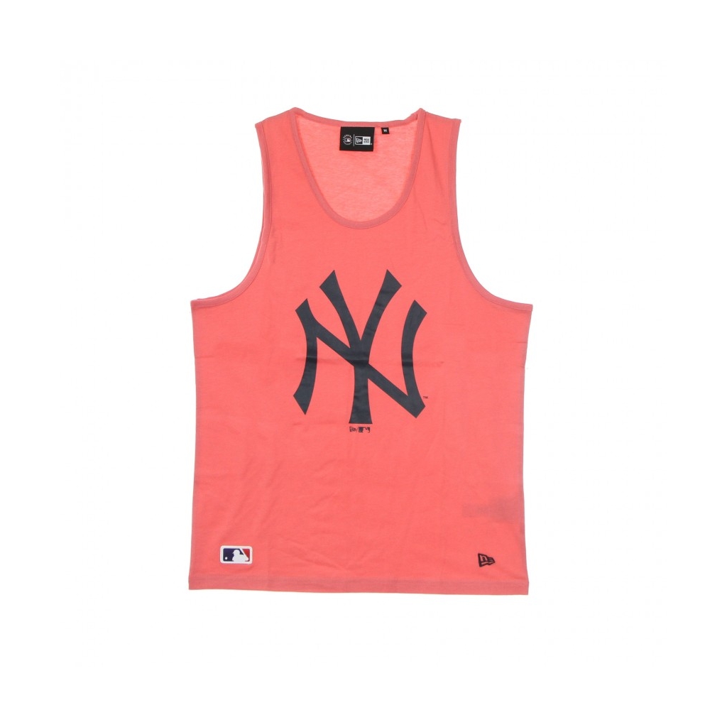 New era MLB Team Logo New York Yankees Sleeveless T-Shirt Yellow
