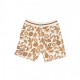PANTALONE CORTO UOMO MLB FLORAL ALL OVER PRINT SHORT NEYYAN OFF WHITE/TOFFEE
