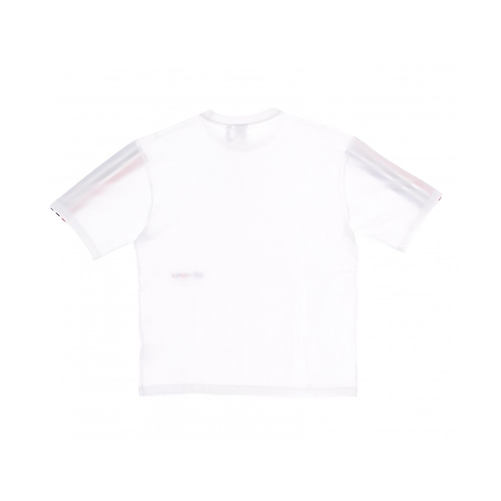 MAGLIETTA DONNA TRICOLOR OVERSIZED TEE WHITE