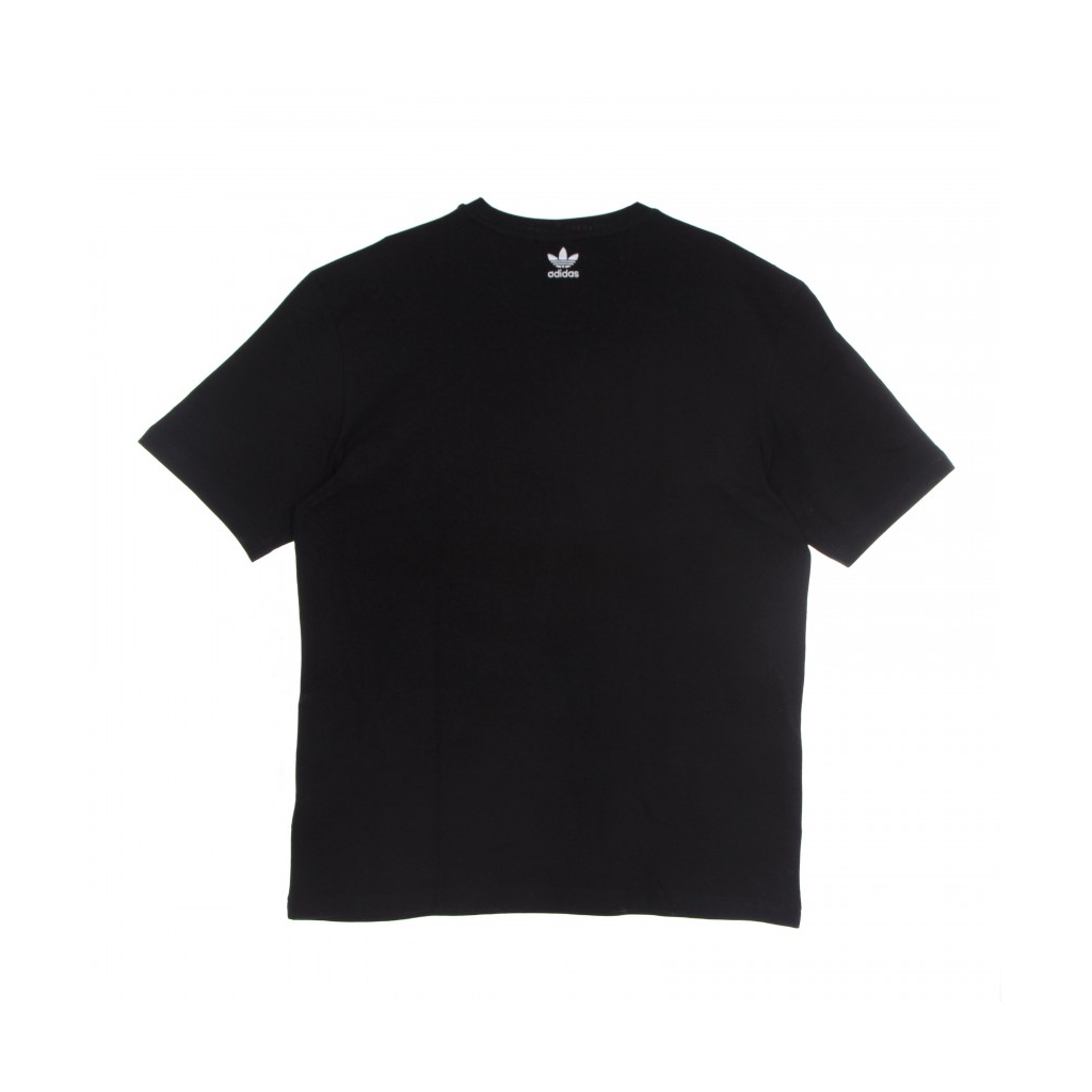 MAGLIETTA UOMO 3D TREFOIL TEE BLACK/WHITE