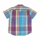 CAMICIA MANICA CORTA UOMO BALLAD WOVEN AQUA MULTI