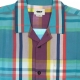 CAMICIA MANICA CORTA UOMO BALLAD WOVEN AQUA MULTI