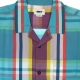 CAMICIA MANICA CORTA UOMO BALLAD WOVEN AQUA MULTI