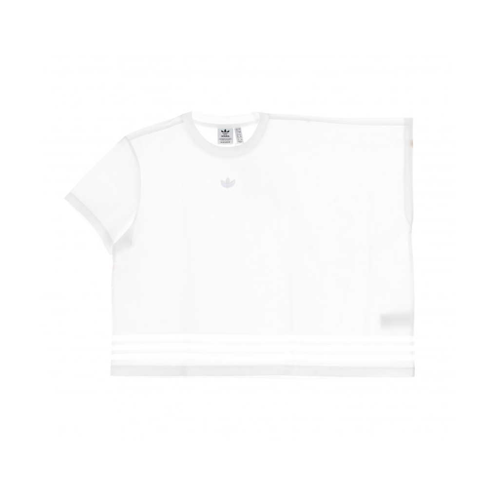 MAGLIETTA DONNA TREFOIL TEE WHITE