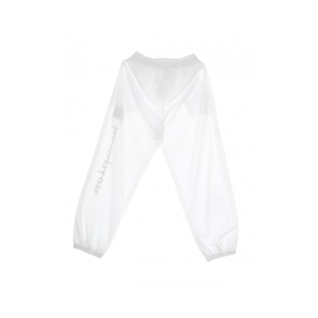 PANTALONE TUTA DONNA LOGO ALLOVER ELASTIC CUFF PANTS WHITE