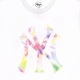 MAGLIETTA UOMO MLB TIE DYE PRINT BAKER ECHO TEE NEYYAN WHITE WASH