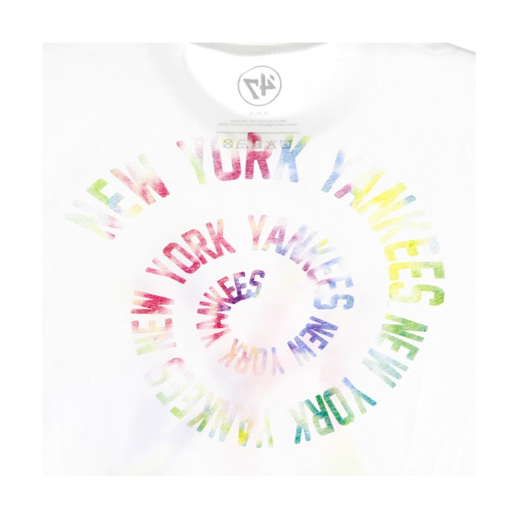 MAGLIETTA UOMO MLB TIE DYE PRINT BAKER ECHO TEE NEYYAN WHITE WASH