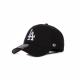 CAPPELLINO VISIERA CURVA UOMO MLB MVP LOSDOD BLACK/WHITE