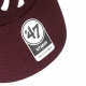 CAPPELLINO VISIERA CURVA UOMO MLB MVP NEYYAN DARK MAROON/WHITE