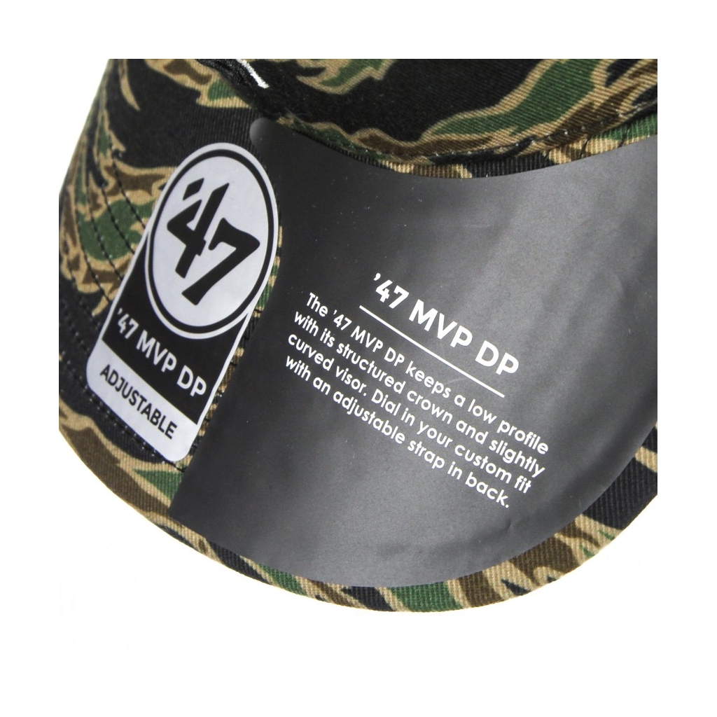 CAPPELLINO VISIERA CURVA UOMO MLB DROP ZONE MESH MVP DP LOSDOD TIGER CAMO/BLACK