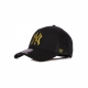 CAPPELLINO VISIERA CURVA UOMO MLB BRANSON METALLIC MVP NEYYAN BLACK/GOLD