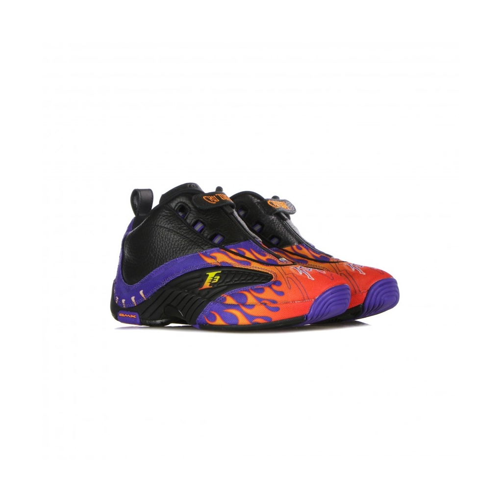 SCARPA ALTA UOMO ANSWER IV BLACK/TEAM PURPLE/VECTOR RED