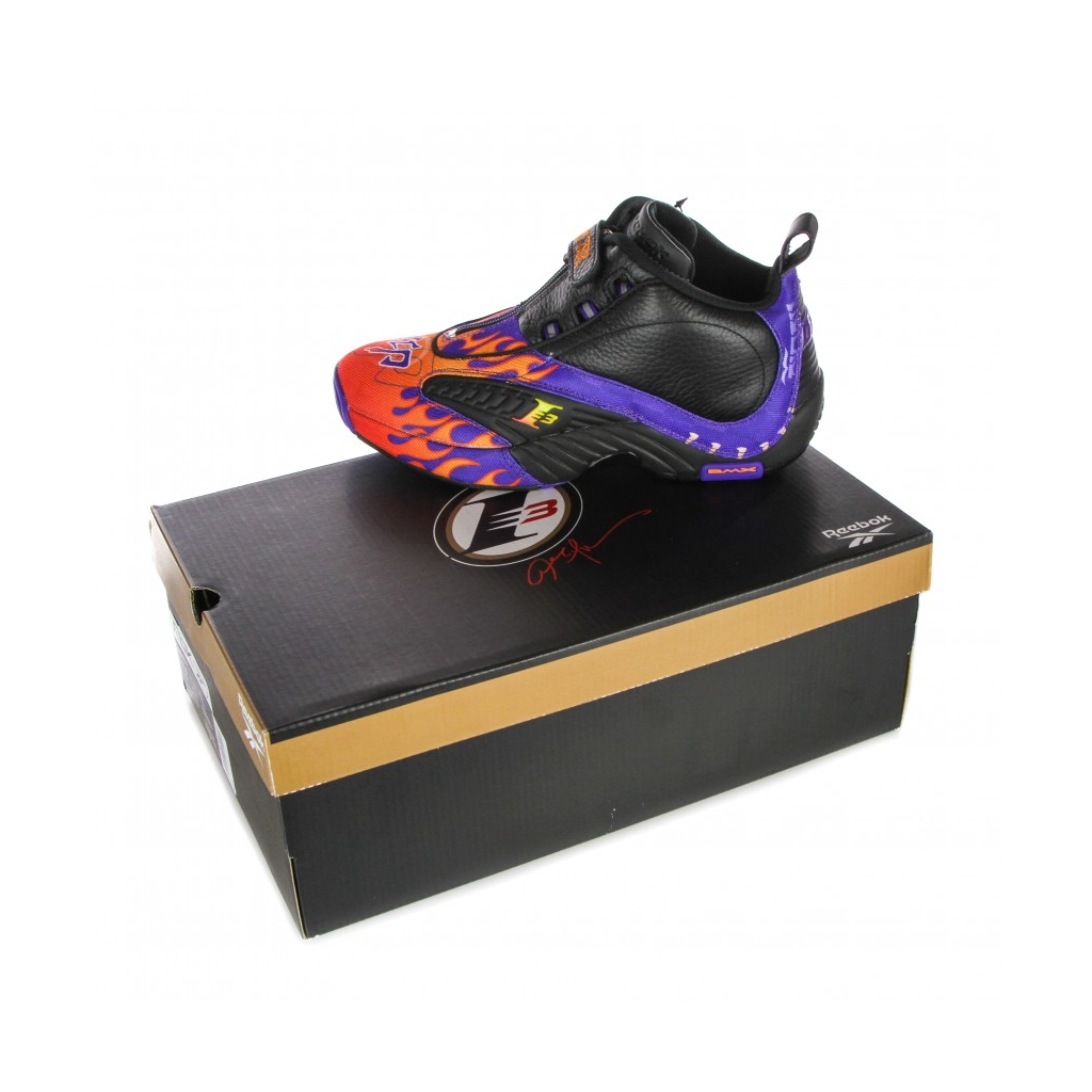 SCARPA ALTA UOMO ANSWER IV BLACK/TEAM PURPLE/VECTOR RED