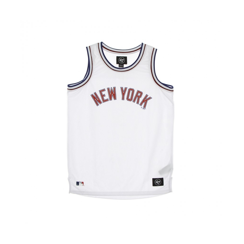 CANOTTA TIPO BASKET UOMO MLB GRAFTON TANK NEYYAN WHITE WASH