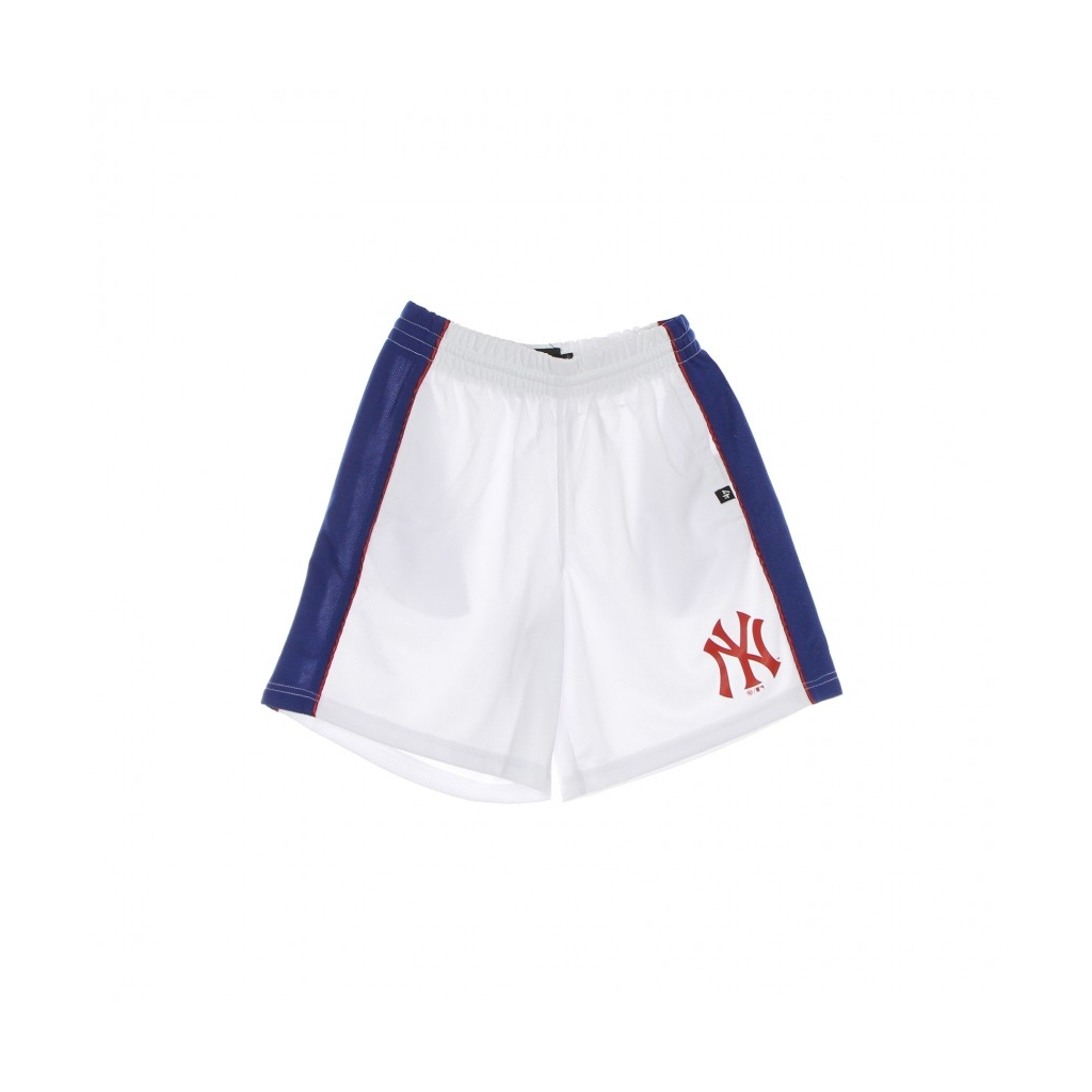 PANTALONCINO TIPO BASKET UOMO MLB IMPRINT GRAFTON SHORTS NEYYAN WHITE WASH