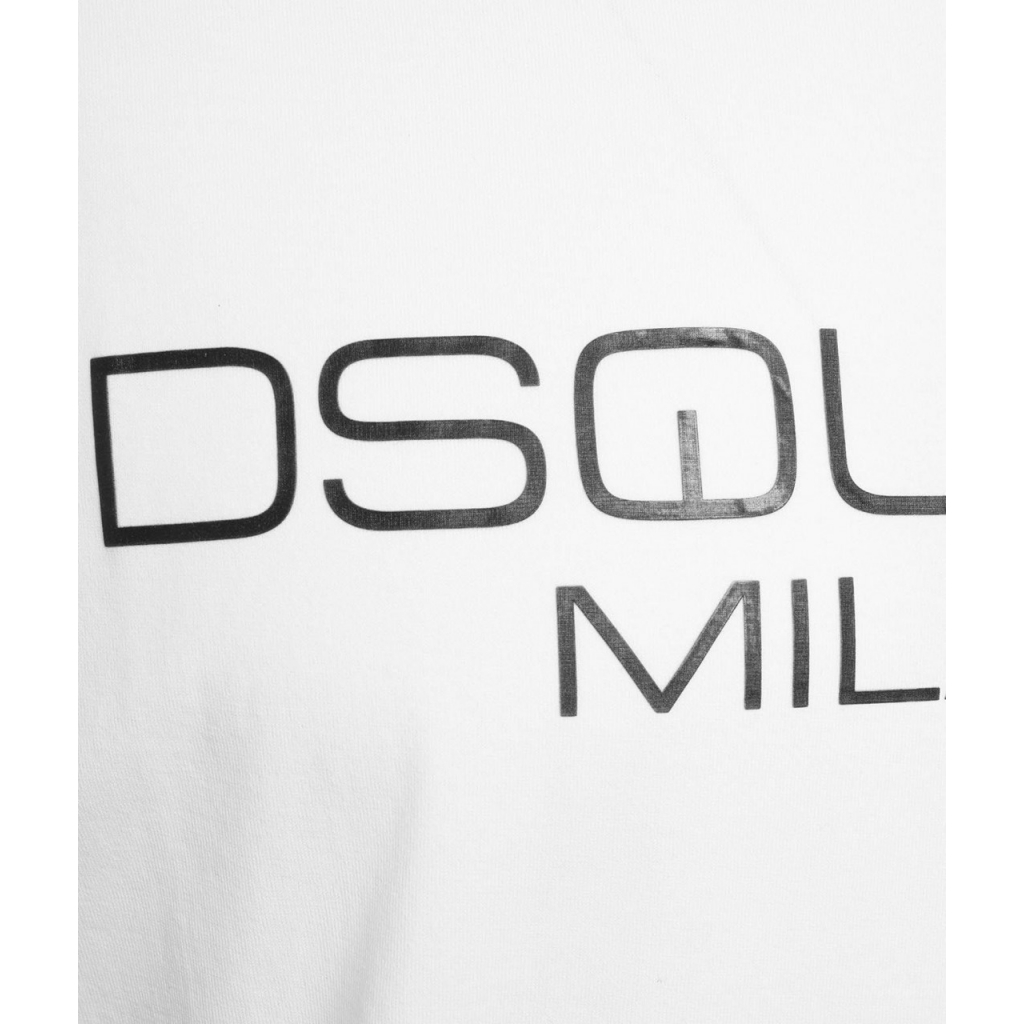 T-shirt con logo bianco