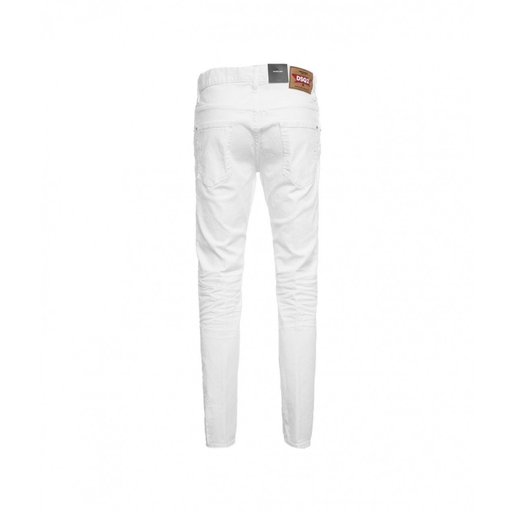 Jeans dsquared bianco clearance