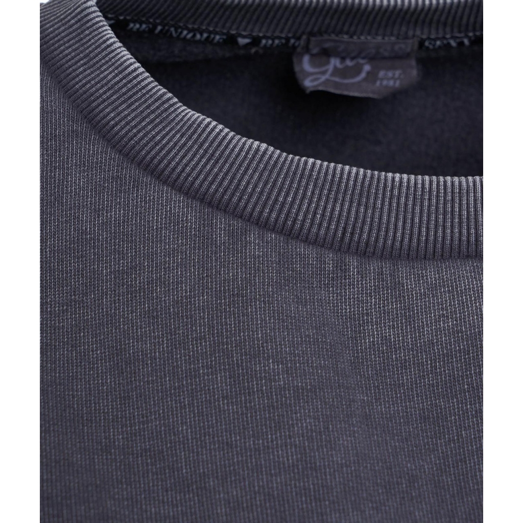 Maglione con stampa logo grigio