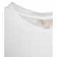 T-shirt con stampa logo bianco