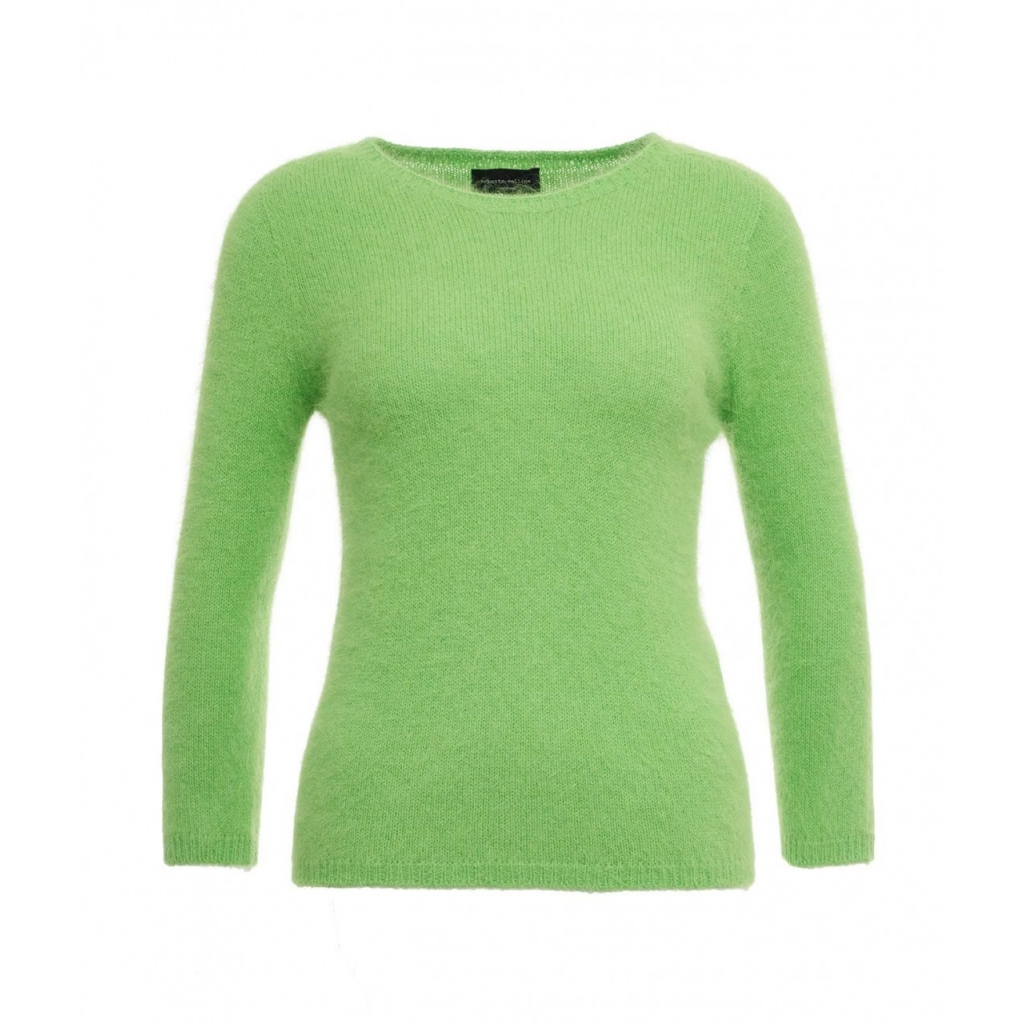 Maglione in maglia leggera verde