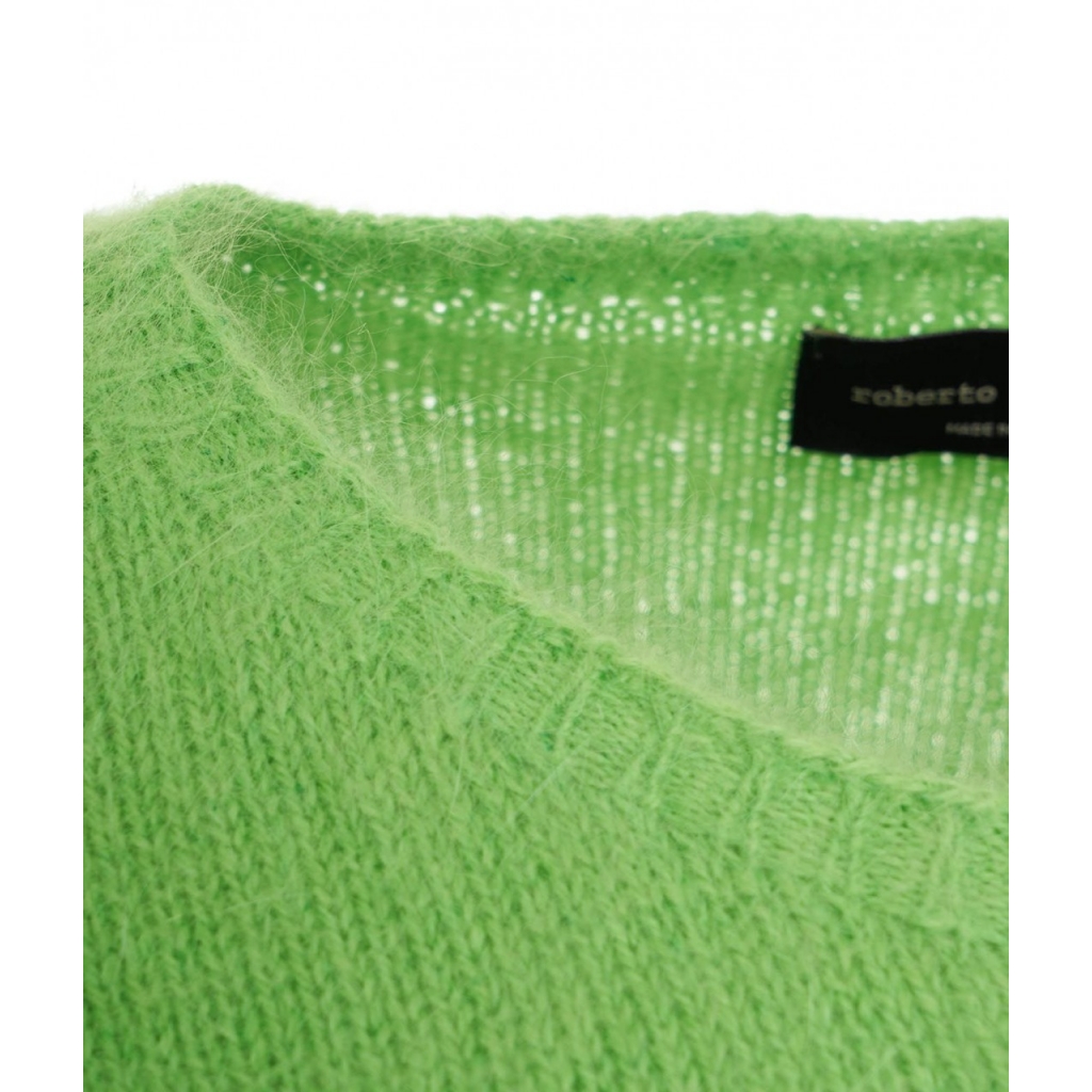 Maglione in maglia leggera verde