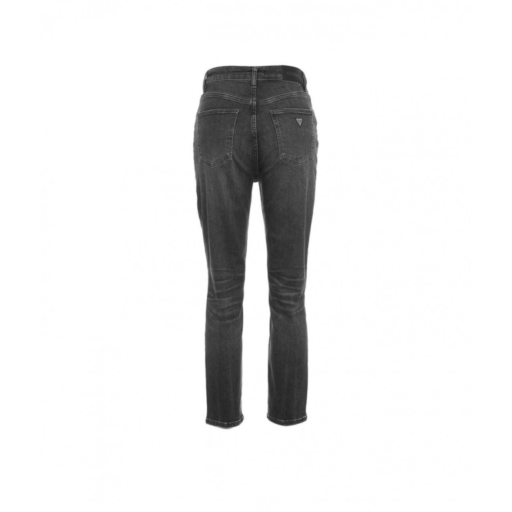 Jeans con elementi destroyed grigio scuro